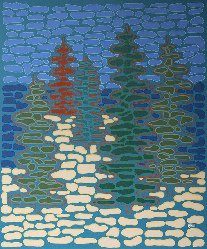 Photo of painting called Listen to the Trees -1 by Kats Klein